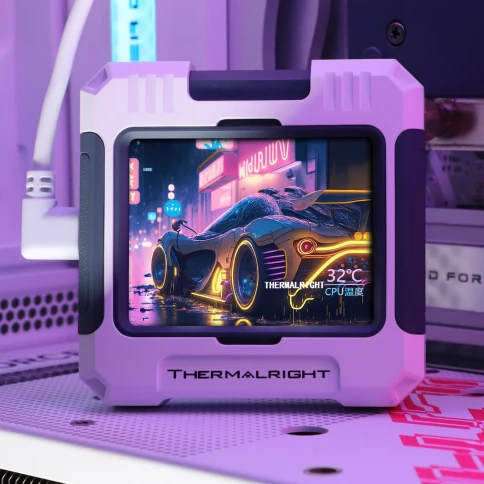 Водяное охлаждение для процессора/ Water Cooling System Thermalright Frozen Warframe 420 ARGB (420mm, LED, White, ARGB/ Fans: 3x140mm, 88.7CFM, 29.8dBA, 1750RPM/ Pump height 60mm, 23dBA, 3000RPM, Rad thickness 27mm/ S: 1851, 1700, 1200, 115X, 2011, 2066, фото 7