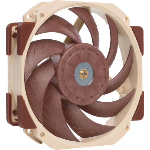 Кулер для корпуса/ Case Cooler Noctua NF-A12x25r PWM (120x120x25mm, 4-pin PWM, 60.1CFM, 22.6dBA, 2000RPM, Beige/Brown) фото 1