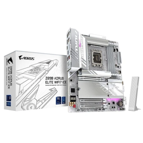 Материнская плата Gigabyte Z890 AORUS ELITE WIFI7 ICE Soc-1851 Intel Z890 4xDDR5 ATX AC`97 8ch(7.1) 2.5Gg RAID+DP фото 6