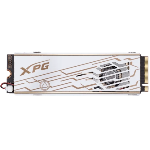 Твердотельный накопитель/ ADATA SSD XPG MARS 980 PRO, 1000GB, M.2(22x80mm), NVMe, PCIe 5.0 x4, 3D NAND, R/W 14000/10000MB/s, IOPs 1 600 000/1 650 000, TBW 740, DWPD 0.4, with Heat Sink (5 лет) фото 1