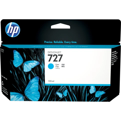 Картридж/ HP 727 130-ml Cyan Ink Cartridge фото 1