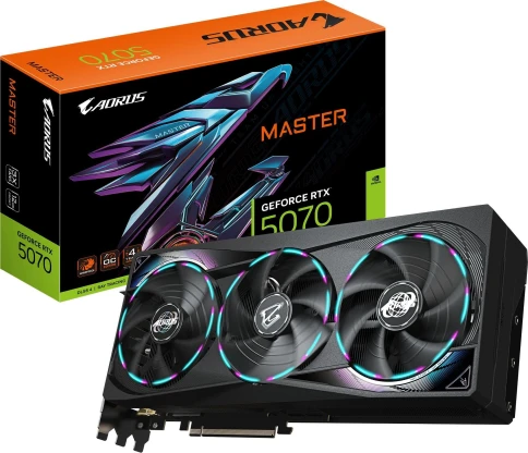Видеокарта Gigabyte PCI-E GV-N5070AORUS M-12GD 1.0 NVIDIA GeForce RTX 5070 12Gb 192bit GDDR7 2805/28000 HDMIx1 DPx3 HDCP Ret фото 12