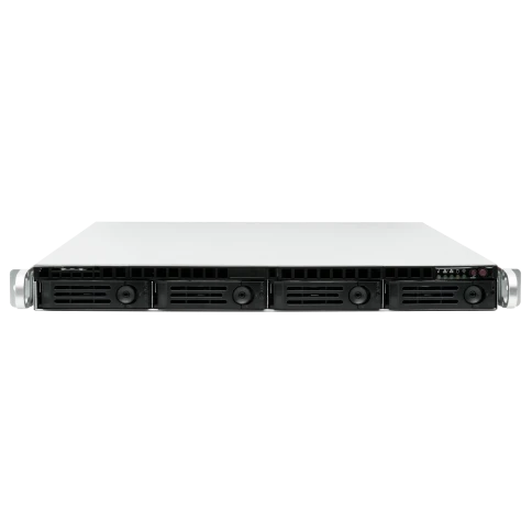 Серверный корпус/ 1U chassis;  Mini-ITX, Micro-ATX, ATX MBs; 4 x 3.5'' фото 1