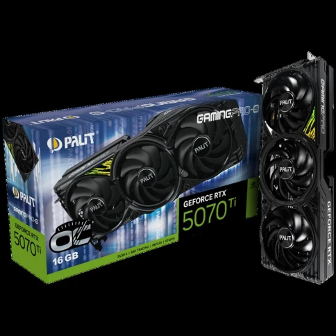 Видеокарта PCIE16 RTX5070TI 16GB PA-RTX5070Ti GAMINGPRO-S OC 16GB PALIT фото 11