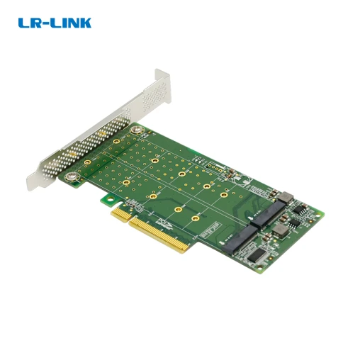 Адаптер для SSD/ PCIe x8 to 2-Port M.2 NVMe Adapter фото 2
