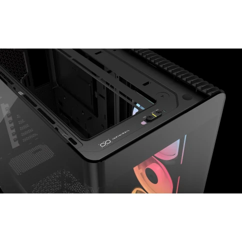 Корпус без блока питания/ Case Corsair Frame 4500X LX-R RGB iCUE LINK, Midi-Tower, TG, 3x120mm ARGB reverse fans, 2xUSB-A 3.2, 1xUSB 3.2 Type-C, E-ATX, ATX, mATX, mITX Black фото 5