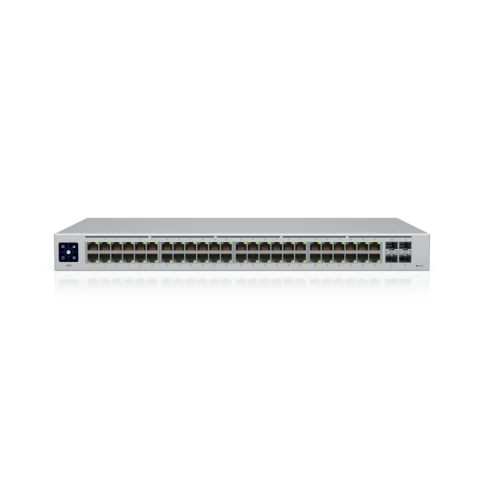 Коммутатор/ UniFi Switch 48 is a configurable Gigabit Layer 2 switch with 48 Gigabit Ethernet ports and 4 SFP ports фото 4
