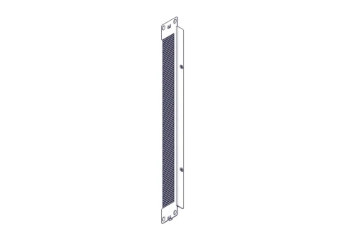 System Electric, серия Uniprom, 1U, 2шт, черный фото 8