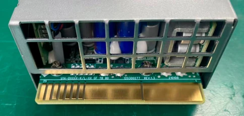 Серверный блок питания/ Server power supply Qdion Model PSR-1600-PT P/N:7301600PSR0001 CRPS 1U Module 1600W Efficiency 80 Plus Platinum, Gold Finger (option), Cable connector: C14 [U1A-D11600-DRB/99MAD11600I1170311] фото 4
