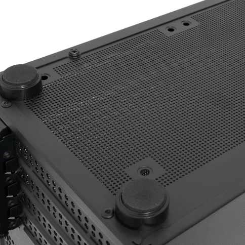 Корпус без блока питания/ Case HSPD M210, Mesh Mid Tower, Black, 0.7 SPCC, 1x90mm mATX, mITX 140/280/150mm 1x2.5", 1x3.5", 4xPCI 1xUSB-A 3.0 302x168x350mm фото 6