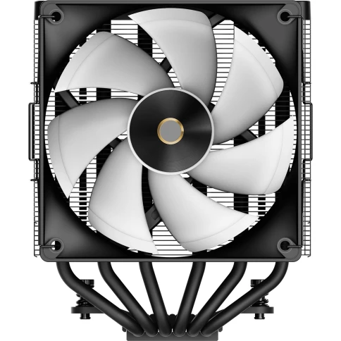 Кулер для процессора/ CPU Cooler Ocypus Delta A62 BK ARGB (260W, 4-pin PWM, 156mm, Al/Cu, 6x6mm, ARGB, 2x120mm, 73CFM, 29dBA, 2000RPM, S: 1851/1700/1200/115X, AM5/AM4, black) фото 3