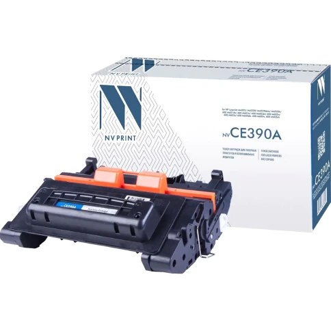 -/ Тонер-картридж NVP NV-CE390A для HP LaserJet M4555/ M4555f/ M4555fskm/ M4555h/ 600 M601dn/ 600 M601n/ 600 M602dn/ 600 M602n/ 600 M602x/ 600 M603dn. 600 M603n. 600 M603xh (10000k) фото 2