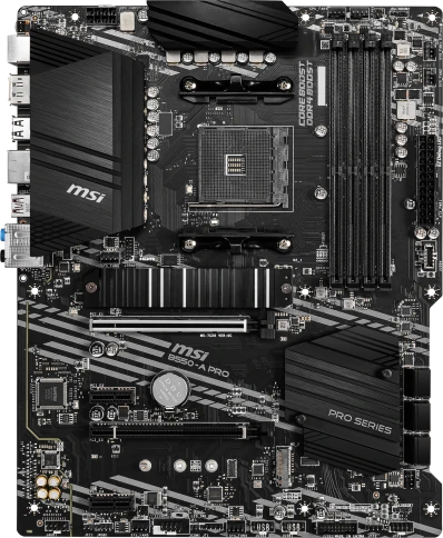 Материнская плата/ MB MSI AMD B550 sAM4, 4xDDR4(128GB), HDMI 2.1/DP, 1xPCIe 4.0x16, 1xPCIe 3.0x16, 2xPCIe 3.0, 1xLAN, 6xSATA 6Gb/s, 2xM.2, 1xUSB-C, 3xUSB 3.2, 4xUSB 2.0, 1xPS/2, ATX фото 1