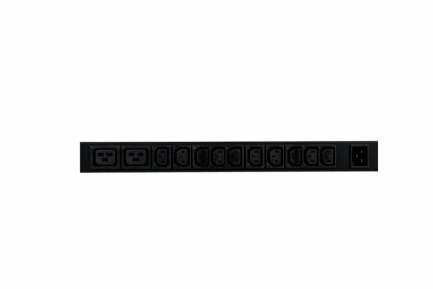 БРП Uniprom, с мониторингом, 1U, 240В, 1Ф, 16A, 10xC13 2xC19, 2м, IEC320 C20 фото 2