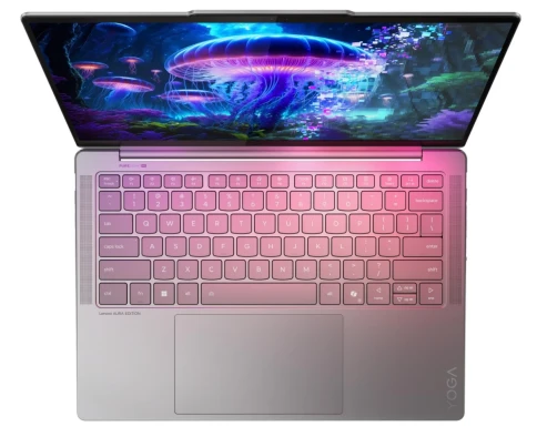 Ноутбук/ Lenovo Yoga Slim 7 14ILL10 14"(2880x1800 OLED)/Intel Core Ultra 7 256V(2.2Ghz)/16384Mb/1024PCISSDGb/noDVD/Int:Intel Arc Graphics 140V/Cam/BT/WiFi/70WHr/war 1y/1.19kg/luna grey/Win11Home + 65W, RU kbd фото 6