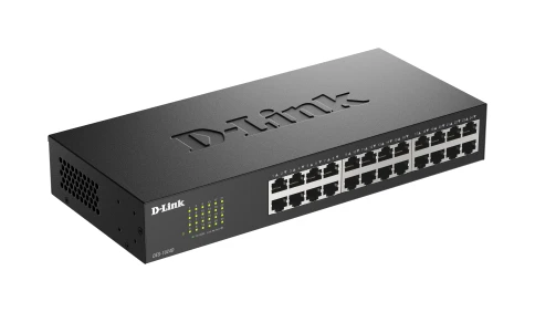 Коммутатор/ DES-1024D Unmanaged Switch 24x100Base-TX, metal case фото 3