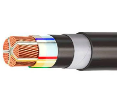 Кабель медный силовой бронированный ВБШвнг(А)-LS 5х6-1 (ож) ГОСТ фото 1