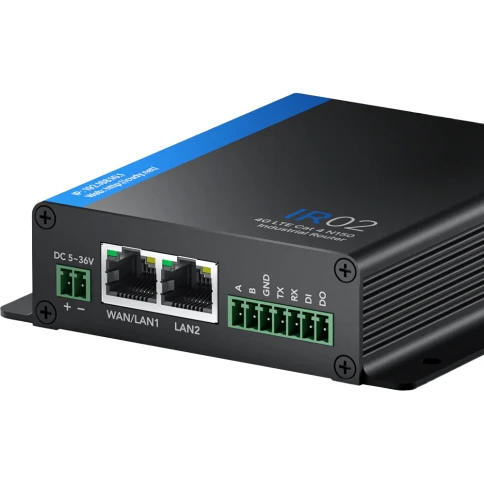 Промышленный маршрутизатор/ Industrial 4G LTE Cat4 Wi-Fi Router, LTE Cat4, N150 WiFi, 2 x 10/100M RJ45 Ports, 2 x SIM Slots, 1 x RP-SMA(Wi-Fi), 2 x SMA(4G), 1 x 7-Pin Industrial interface(RS485/RS232/IO),   1x 2-Pin Power Port, Support Wide Range Voltage, фото 5