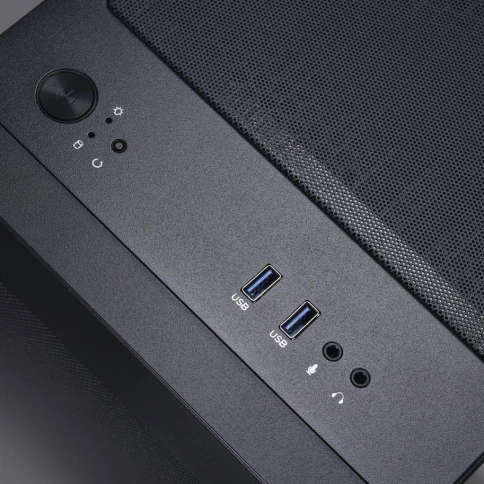 Корпус Lian-Li Lancool 205M Mesh черный mATX 3x120mm 2x140mm 2xUSB3.0 audio bott PSU [G99.OE744MX.10] фото 3