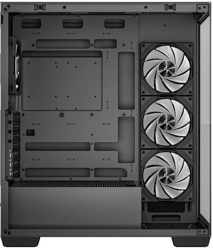 Корпус Deepcool CG580 4F черный без БП ATX 6x120mm 3x140mm 2xUSB3.0 audio bott PSU фото 11
