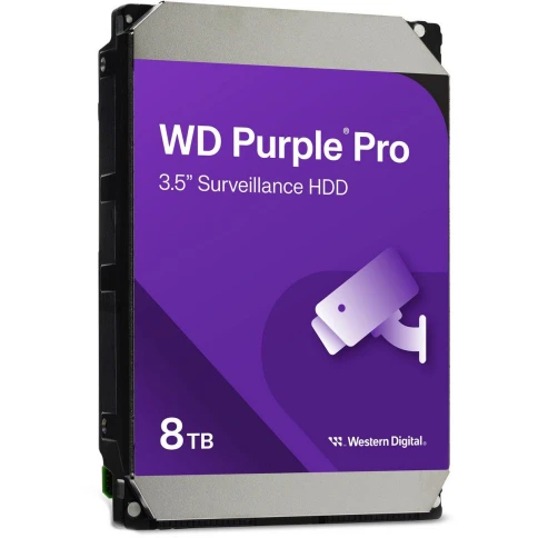 Жесткий диск/ HDD WD SATA3 8Tb Purple Pro 7200 rmp 256MB  1 year warranty (replacement WD8001PURP, WD85PURZ) фото 3
