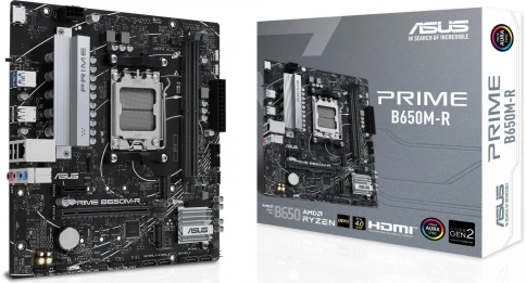 Материнская плата Asus PRIME B650M-R SocketAM5 AMD B650 2xDDR5 mATX AC`97 8ch(7.1) 2.5Gg RAID+HDMI фото 8