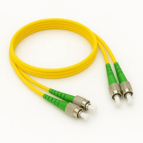 Патч-корд ADVANT ADVOS2-PCD10-LCLC-UU-LW, Duplex, тип волокна: SM 9/125 (OS2). Разъемы: FC/APC-FC/APC. Длина: 10, оболочка: LSZH, диаметр кабеля: 3 фото 1
