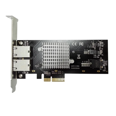 Сетевая карта/ 10G Dual Port RJ45 PCIe Ethernet Adapter with Intel X550-AT2 Chipset фото 2