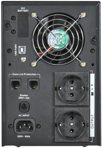 ITK ELECTRA LT ИБП 1,5кВА/1,2кВт без АКБ USB Schuko фото 1