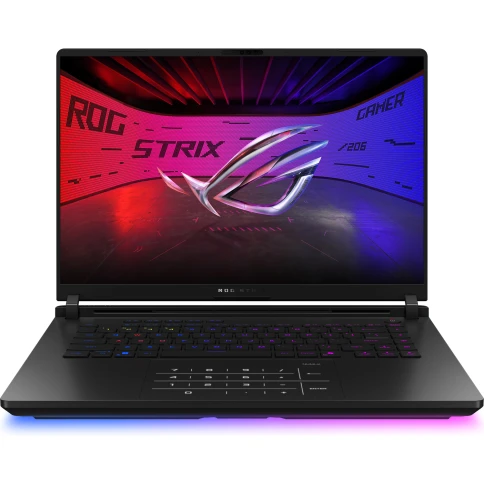 Ноутбук/ ASUS ROG Strix SCAR 16 G635LX-RW150 16"(2560x1600 miniLED (матовый, 240Hz, 3ms))/Intel Core Ultra 9 275HX(2.7Ghz)/65536Mb/1024PCISSDGb/noDVD/Ext:NVIDIA GeForce RTX 5090(24576Mb)/Cam/BT/WiFi/90WHr/war 1y/2.8kg/Off Black/DOS + NumberPad фото 6