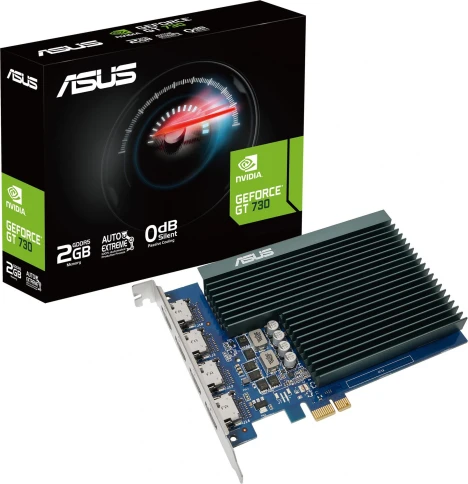 Видеокарта ASUS PCI-E GT730-4H-SL-2GD5 NVIDIA GeForce GT 730 2Gb 64bit GDDR5 902/5010 HDMIx4 HDCP Ret [GT730-4H-SL-2GD5] фото 3