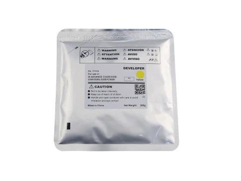 -/ Девелопер для CANON C3320/3325i/3330/3525i/3530i Yellow, 200г (CET) Для использования в блоках проявки FM1-B264. фото 1