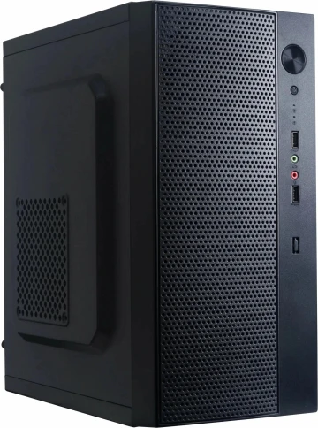 Корпус Accord ENTRY ACC-242B черный mATX 1x80mm 2xUSB2.0 audio [ACC-242B] фото 1