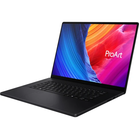 Ноутбук/ ASUS ProArt P16 H7606WW-SE009X 16"(3840x2400 OLED)/Touch/AMD Ryzen AI 9 HX 370(2Ghz)/65536Mb/2TbPCISSDGb/noDVD/Ext:NVIDIA GeForce RTX 5080(16384Mb)/Cam/BT/WiFi/90WHr/war 1y/1.95kg/Nano Black/Win11Pro + алюм корп; DialPad фото 2
