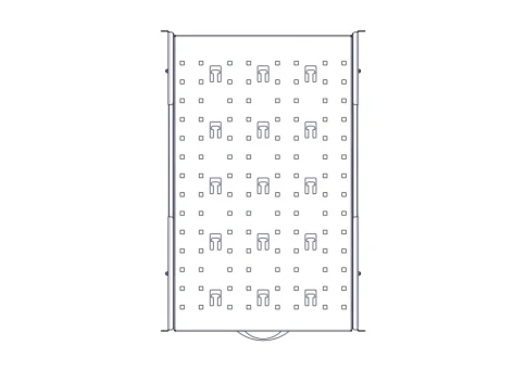 Выдвижная полка Systeme Electric, серия Uniprom, 1U, 650мм, до 45кг фото 4