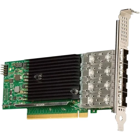 Сетевая карта/ Intel® Ethernet Network Adapter E810-XXVDA4, 4xSFP28 ports, 25GbE, PCI-E x16 gen3/gen4, iWARP/RoCEv2, IEEE 1588 PTP, ADQ, iSCSI, NFS, VMDq. PCI-SIG* SR-IOV Capable фото 2