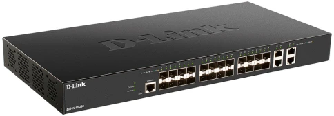 Коммутатор/ DXS-1210-28S Smart L2+ Switch 24x10GBase-X SFP+, 4x10GBase-T, CLI, RJ45 Console фото 2