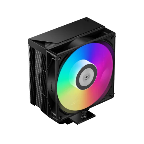 Кулер для процессора/ CPU Cooler PCCooler RT500 TC ARGB BK (245W, 4-pin PWM, 152mm, Al/Cu, 5x6mm, ARGB, 1x120mm, 73.32CFM, 34.9dBA, 2200RPM, S: 1851/1700/1200/115X, AM5/AM4, black) фото 1