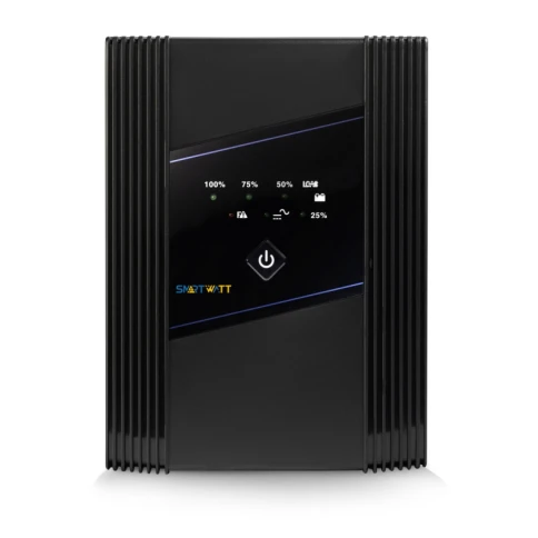 ИБП UPS UNI 650 линейно-интерактивный, мощность 650/360 ВА/Вт, напольный, LED индикация, Shuko CEE7/4 - 2 шт. фото 1