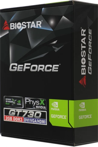 Видеокарта Biostar PCI-E GT730-2GB D3 LP (GF108) NVIDIA GeForce GT 730 2Gb 128bit GDDR3 700/1333 DVIx1 HDMIx1 CRTx1 HDCP Ret low profile [VN7313THX1] фото 7