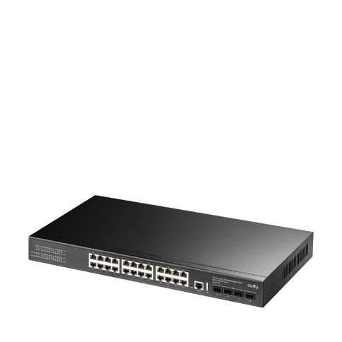 Коммутатор/ 24-Port Layer 3 Managed Gigabit Switch with 4 10G SFP Slots фото 1