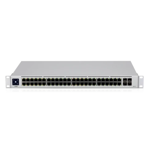Коммутатор/ 48-port, Layer 2 PoE switch with a silent, fanless cooling system.195W total PoE availability фото 3