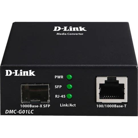 Медиаконвертер/ DMC-G10SC Media Converter 1000Base-T to 1000Base-LX, SC, Single-mode, 1310nm, 10KM, Stand-alone фото 2