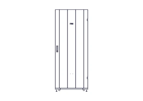 Шкаф Systeme Electric, серия Uniprom, 42U-800/1200, боковые панели 4шт, черный фото 9