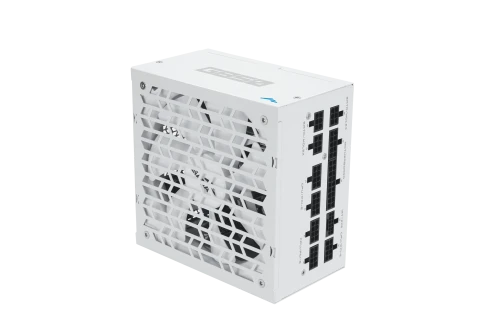 Блоки питания/ Power Supply SAMA G850 White (HAT-850yzB1G), 850W 80+ Gold (ATX, 3.1, PCIe 5.0, Full modular, 1x24(20+4)pin mesh 550mm, 2xCPU 8(4+4)pin 700mm, 2xPCIe*2 8(6+2)pin 550+150mm, 1x12VHPWR PCIe 5.1 12+4pin 600W 600mm, 3xSATA*3 450+150+150mm, 1xMO фото 4