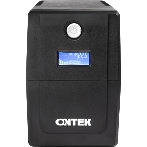 ИБП ONTEK 3S 850 ВА/480 Вт линейно-интерактивный ИБП с функцией AVR, выход C13x4 шт, LCD, USB/RJ45, 7,5Ач х 1шт/ ИБП ONTEK фото 3
