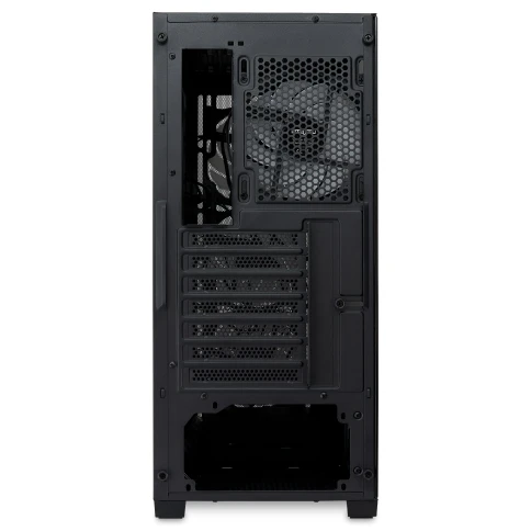 Корпус без блока питания/ Case HSPD M521, Mesh Mid Tower, Black, slide TG, 0.45 SPCC, 4x120mm ARGB (M11-120) ATX, mATX, mITX 160/330/184mm 2x2.5", -, 7xPCI 2xUSB-A 3.0, 1xUSB-A 1.0 390x200x449mm фото 5