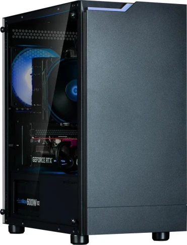 Корпус Zalman ZM-T4 Plus черный mATX 6x120mm 1x140mm 1xUSB2.0 2xUSB3.0 audio bott PSU [ZM-T4 PLUS] фото 2