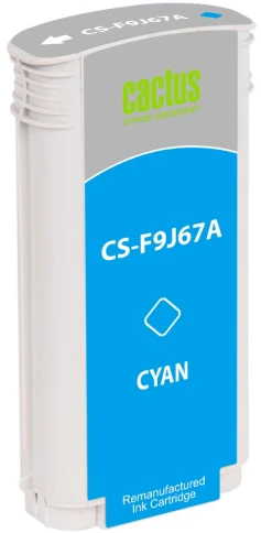 -/ Картридж струйный Cactus CS-F9J67A 728XL голубой (130мл) для HP DJ T730/T830 фото 2