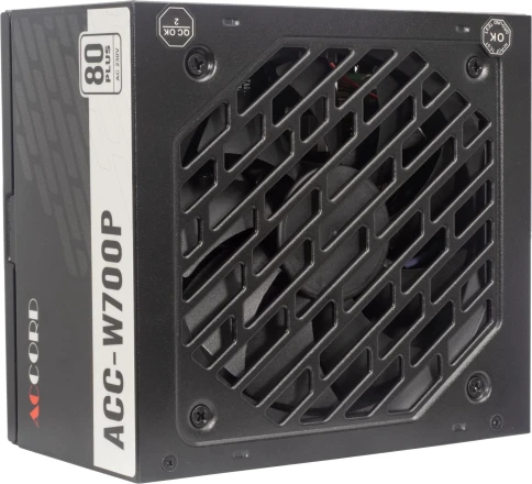 Блок питания Accord ATX 700W ACC-W700P 80 PLUS WHITE (20+4pin) 120mm fan 6xSATA RTL [ACC-W700P] фото 6